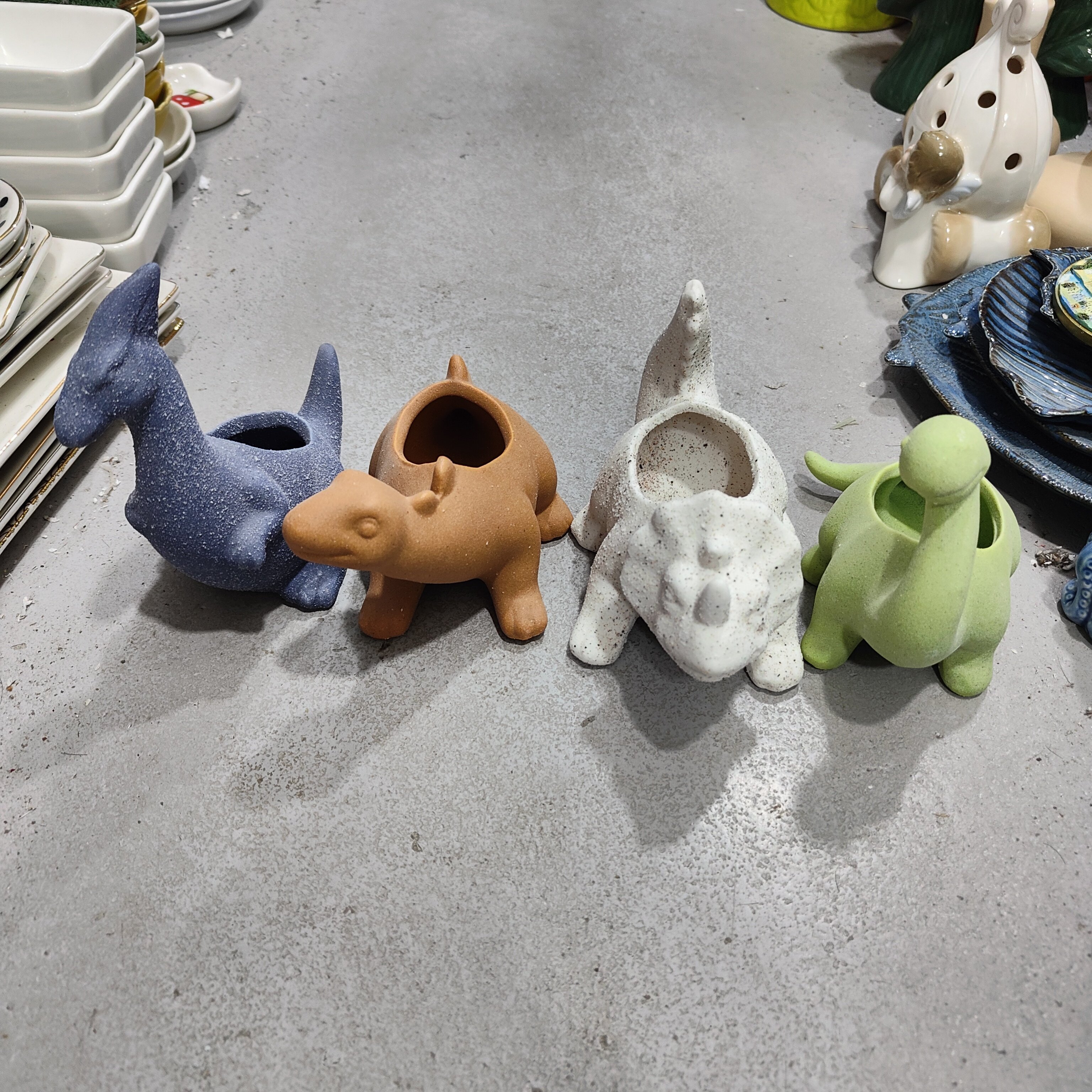 非偏远地区凑满19包邮部分瑕/粗陶恐龙多肉花盆无孔,家居饰品,婚庆/商业花艺,淘宝优惠券,粉丝福利购,淘宝优惠卷