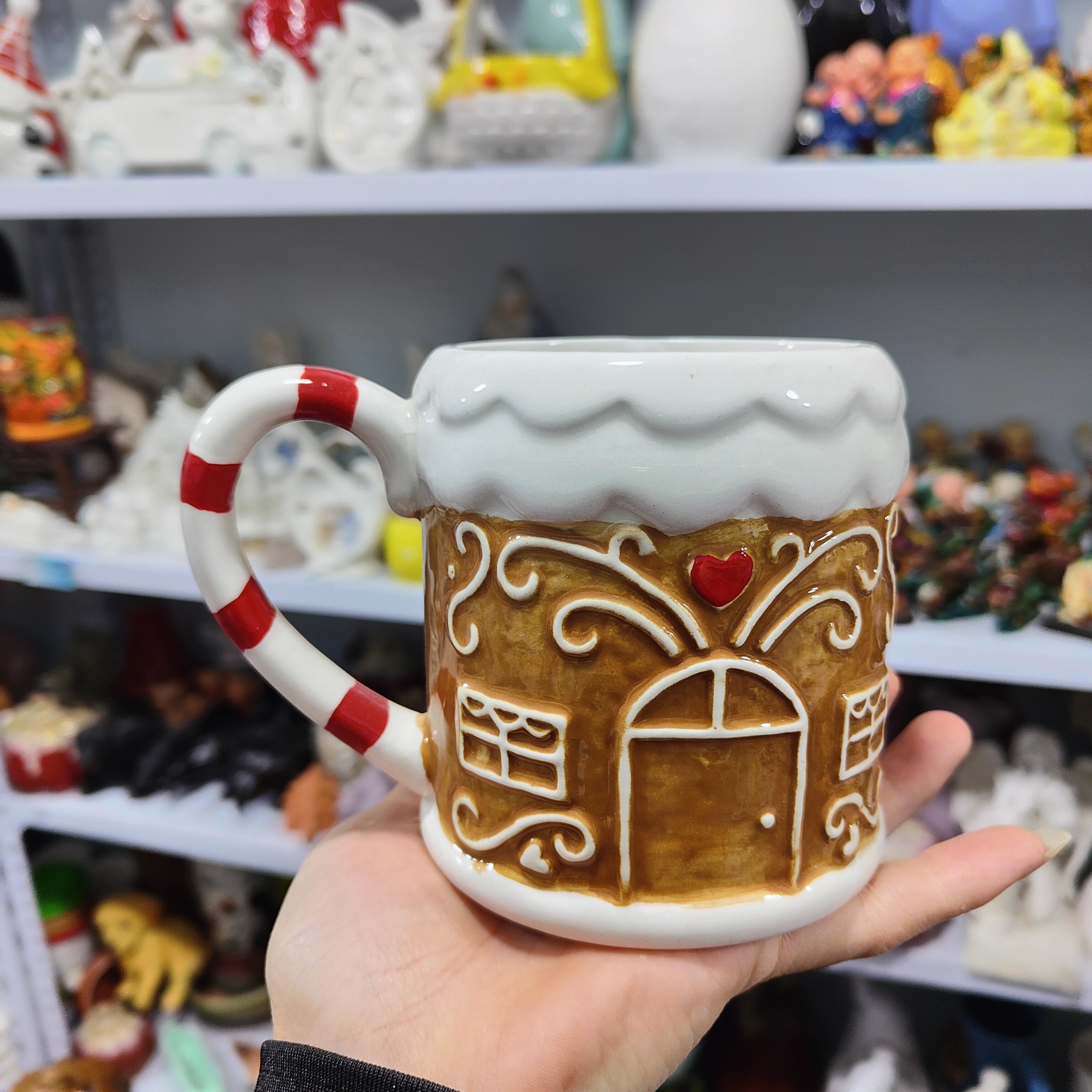 非偏远地区凑满19包邮部分瑕/姜饼房子浮雕杯笔筒置物,家居饰品,婚庆/商业花艺,淘宝优惠券,粉丝福利购,淘宝优惠卷