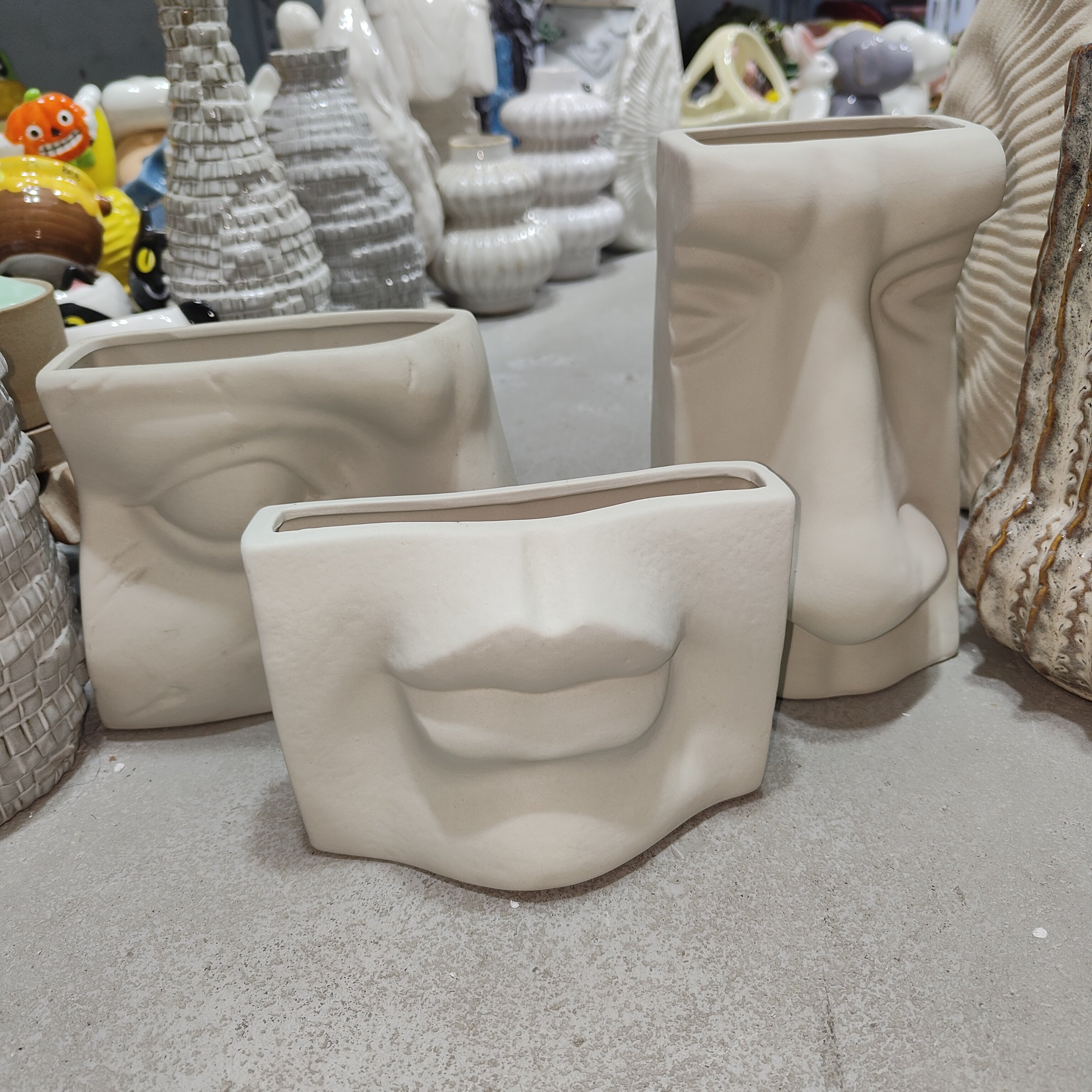 非偏远地区凑满19包邮部分瑕/陶瓷素烧干花瓶,家居饰品,婚庆/商业花艺,淘宝优惠券,粉丝福利购,淘宝优惠卷