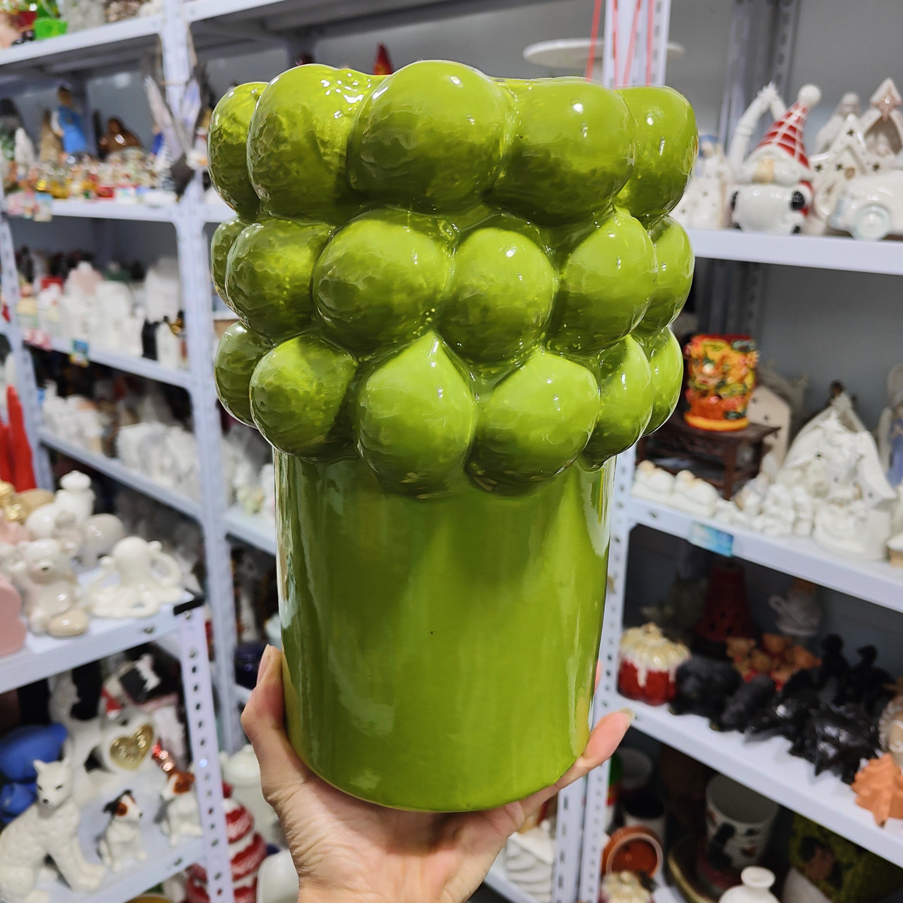 非偏远地区凑满19包邮部分瑕/陶瓷高温柠檬花瓶摆件带标凸点不均,家居饰品,婚庆/商业花艺,淘宝优惠券,粉丝福利购,淘宝优惠卷