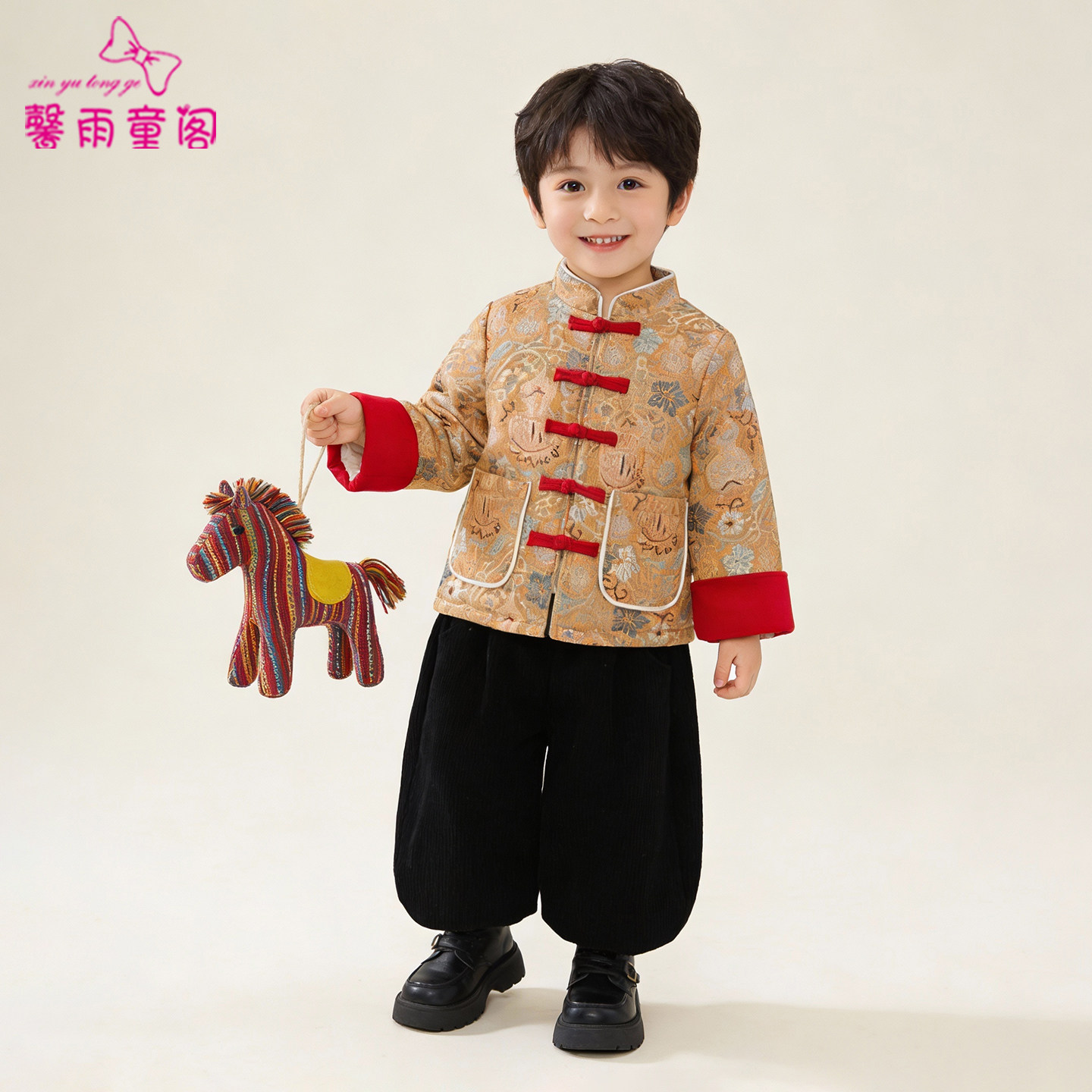 男童拜年服马年国风套装2026新款儿童唐装新中式宝宝喜庆过年衣服,童装/婴儿装/亲子装,唐装,淘宝优惠券,粉丝福利购,淘宝优惠卷