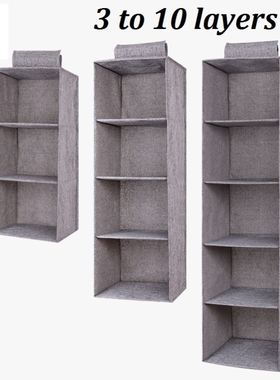 10 layers clothes hanging bags organizer storage cabinet
