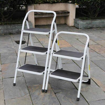 Thickening household dual-purpose iron ladder 2-3 step