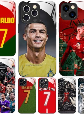 磁吸玻璃手机壳适用苹果iPhone17 16 15 14Pro12Max13Pro11 C罗纳尔多ronaldo