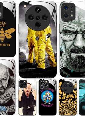 玻璃手机壳适用OPPO FINDX9 X8 PRO X7X6X5X3RENO15 14 13RPO12 11K12K11K10  绝命毒师 Heisenberg