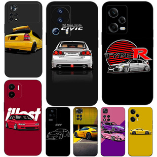 K50至尊K40 本田思域911GTS赛车跑车 turbo Ultra K40S K60 PLUS 11PRO 硅胶软手机壳适用红米NOTE