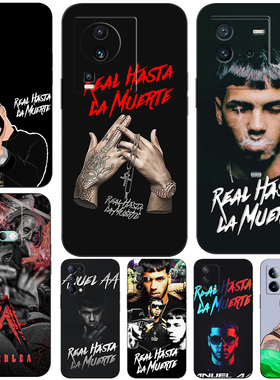 硅胶软手机壳适用OPPO IQoo neo 8 pro 5S 5 6 6SE 7 7SE 竞速版 anuel aa real hasta la muerte