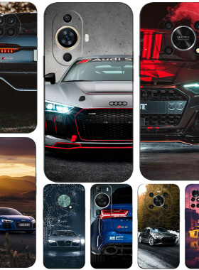 硅胶软手机壳适用华为Mate 30 40E 40 50 P30 P40 P50 P60Pro麦芒20WIKO优畅享Plus60Hi  奥迪A6 A4 RS6 RS8