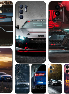 硅胶软手机壳适用OPPO A72 5G RENO14 13 12 11 10 9 8 7 6 5 PRO K PLUS + 奥迪A6 A4 RS6 RS8