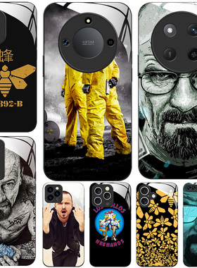 玻璃手机壳适用荣耀500400300PRO200 100 50 60 70 90GT80X70 X60 X50 X40 X10 X20 X30 绝命毒师 Heisenberg