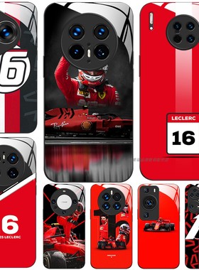 玻璃手机壳适用华为Mate807060203040E4050P30P40P50P60P70PURA70Pro 80查尔斯·莱克勒克16 charles leclerc