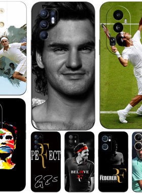 硅胶软手机壳适用OPPO A72 5G RENO14 13 12 11 10 9 8 7 6 5 PRO K PLUS + 罗杰·费德勒 Roger Federer