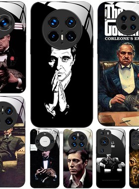 玻璃手机壳适用华为Mate80 70 60 20 30 40E 40 50 P30 P40 P50 P60 P70 PURA70Pro 80  教父godfather