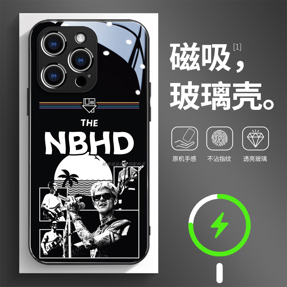 磁吸玻璃壳适用苹果个性潮流