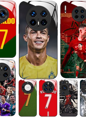 玻璃手机壳适用华为Mate80 70 60 20 30 40E 40 50 P30 P40 P50 P60 P70 PURA70Pro  80 C罗纳尔多ronaldo