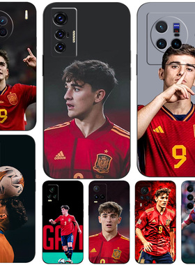 硅胶软手机壳适用VIVO S10/S12/S15/S16/S7/S7T/S9/S9E/X60/X70/X80/X90/Y74S/Y76S 足球加维 GAVI