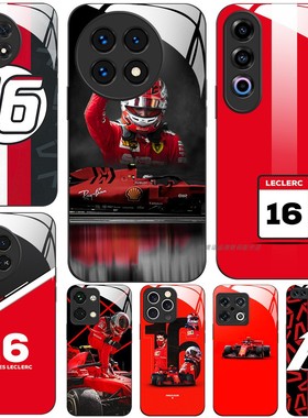 玻璃手机壳适用一加13 12 11 10 9R ACE2 2V 3V5PRO 赛车手查尔斯·莱克勒克16 charles leclerc