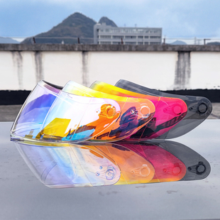 镜片面罩摩托车防晒镜片挡风仿紫外线 GXT902通用款 捷凯902 316