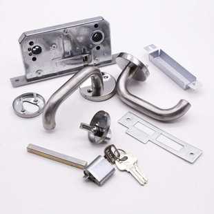 防火门锁 通道锁 消防锁 通锁 锁芯全铜 CB-SIA 管井锁通用型