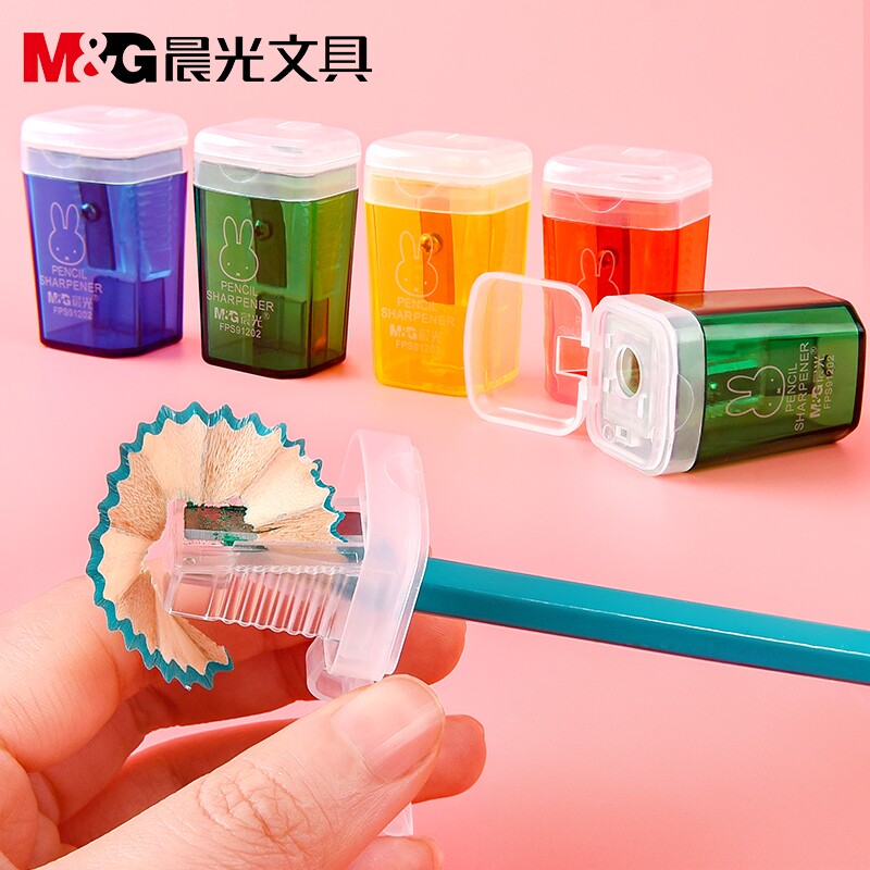 晨光米菲垃圾桶卷笔刀儿童小学生转笔刀小型便携式迷你小巧型削笔