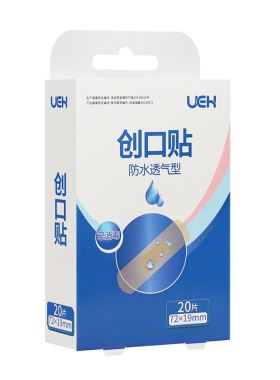 UEH创口贴防水透气型（72*19mm）20片/盒