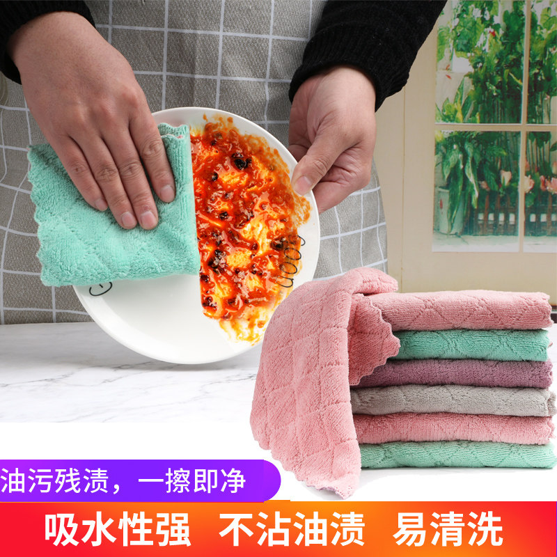洗碗布家用抹布家务清洁洗碗巾去油吸水不掉毛厨房用品懒人抹布怎么看?
