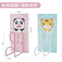 Розовая панда+зеленый тигр