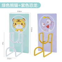 Зеленый сиреневый динозавр, тигр