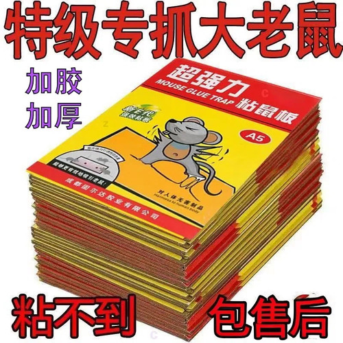 正品捕鼠强力粘鼠板灭鼠神器
