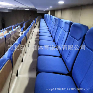 活动伸缩可移动观众看台 场馆前置软包折叠座椅看台 场地尺寸制作