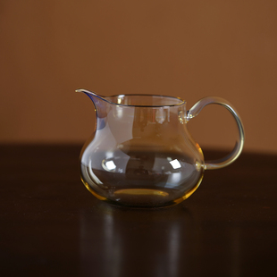 小谦山房金满满玻璃公道杯高档新款分茶器高硼硅高颜值手工大容量