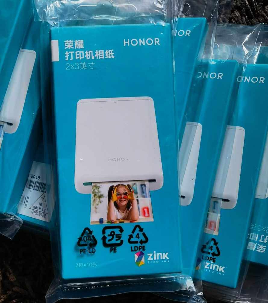 适用于荣耀打印机原装相纸便携打印纸10张*2包/盒装 正品包邮