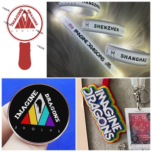 梦龙乐队IMAGINEDRAGONS定制应援手环LOOM演唱会现场助威道具挂件