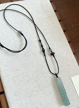 新款手工编织项链绳女可挂佛公吊坠挂绳精致挂坠绳项链配饰挂件款