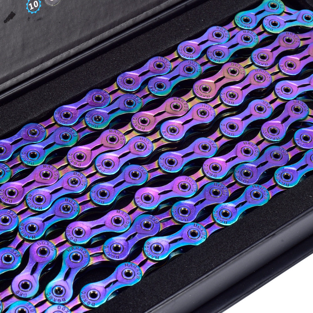 SUMC FULL SKELETON CHAIN 9S10S 11S12 SPEED COLORFUL MOUNTAIN ROAD BIKE CYCLING RACING CHAIN