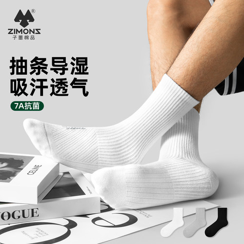 【7A抗菌防臭】子墨袜子抽条导湿
