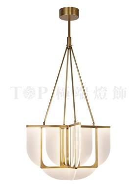 现代风格轻奢复古Anders 枝形吊灯 样板房客厅餐厅安德斯花朵吊坠