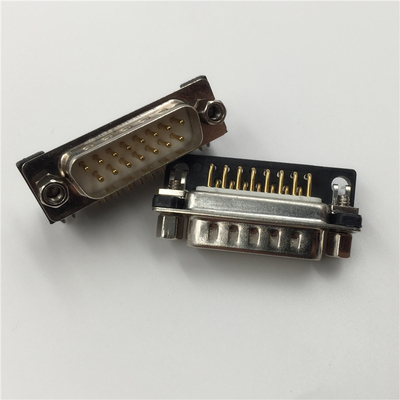 车针dr15公头弯脚pcb连接器镀金