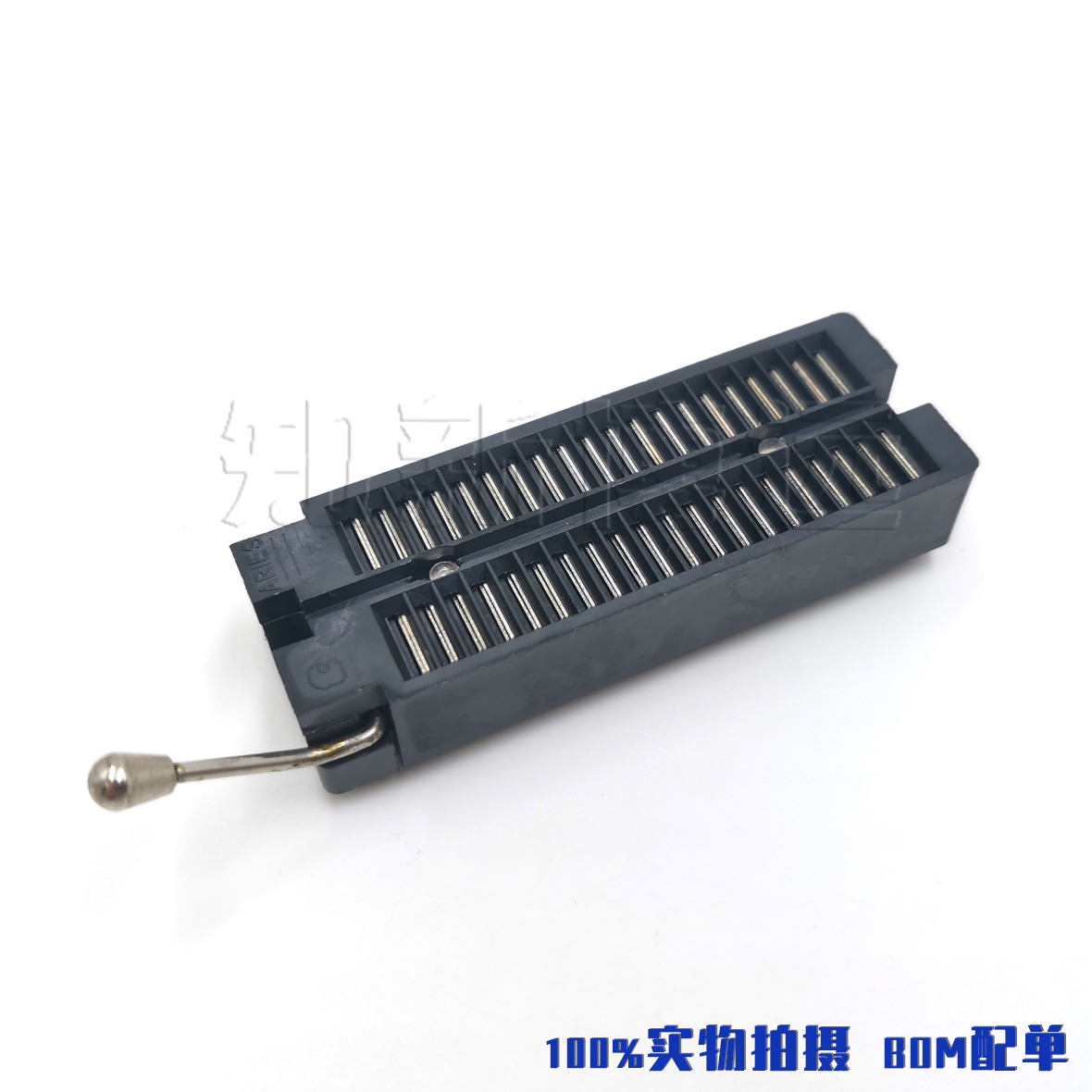 40P锁紧座 240-6182 IC芯片 单片机 测试座 细脚