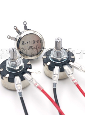 WX110带线免焊接线绕电位器 22R470R 1K 2K2 3K3 4K7 5K6 6K8 10K