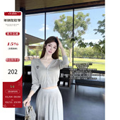 韩女千金 开衫 早秋修身 CCZEE 显瘦短款 露腰长袖 上衣百褶裙套装