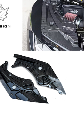 适用于宝马M3G80/M4G82升级碳纤维大灯盖板