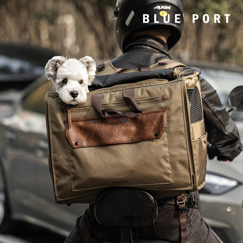 BluePort宠物横版大容量双肩包