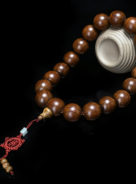 厂家直销金丝檀大佛珠30mm车档把