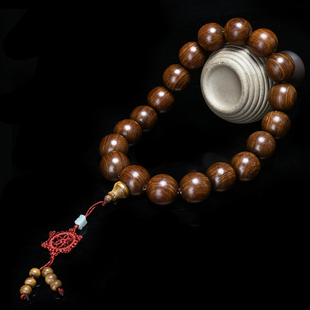 厂家直销金丝檀大佛珠30mm后视镜挂件车档把饰品车内摆件汽车挂