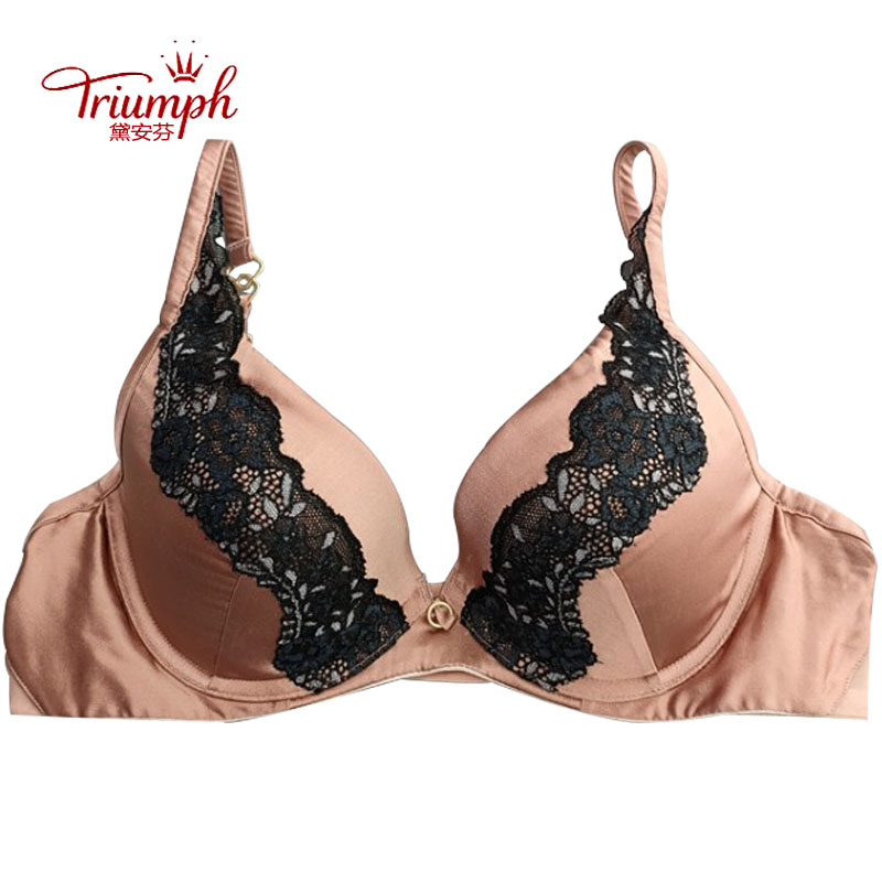 黛安芬高端VALISERE深V杯微厚柔软轻盈水袋聚拢文胸16-8390