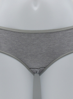 黛安芬Sloggi 女纯色纯棉柔软舒适中腰平角内裤87-819文胸11-1214