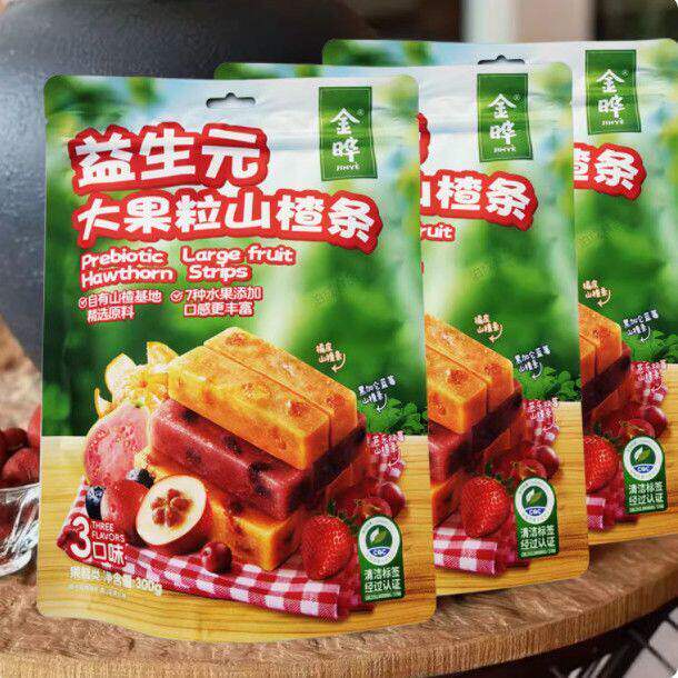 金晔益生元大果粒山楂条独立包装山楂开胃解腻