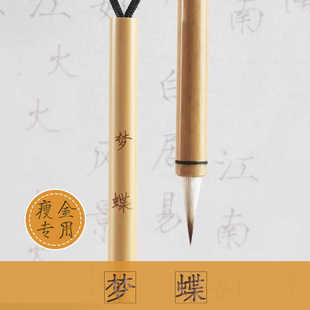 梦蝶瘦金体专用毛笔宋徽宗书法初学者兼毫软笔临摹上林赋字帖描红