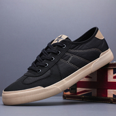 潮流百搭休闲软底轻便系带运动板鞋 闪步春夏季 男士 韩版 新款 帆布鞋